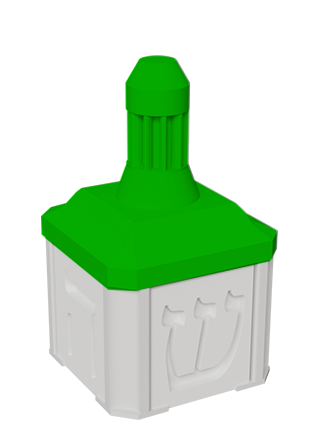 Attach crown top piece